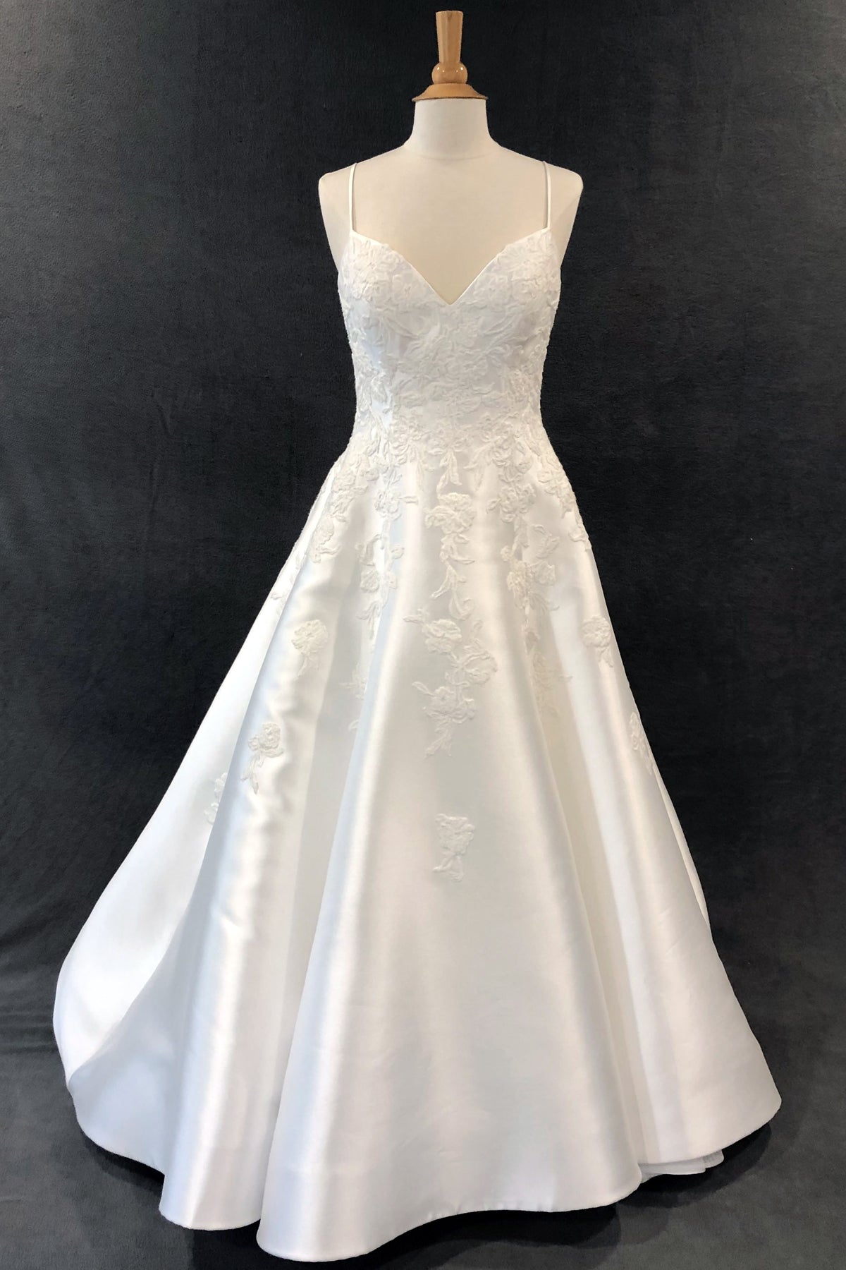 anne barge bridesmaid dresses Gilded Grace Wedding Dress | V-Neckline Bodice